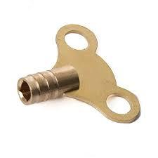 Brass Radiator Key