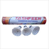 White Badminton Shuttlecock