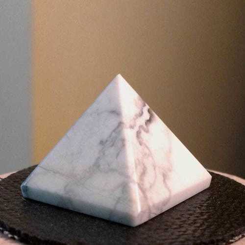 Howlite pyramids