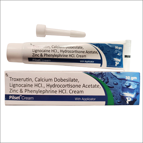 30G Troxerutin Calcium Dobesilate Lignocaine Hcl Hydrocortisone Acetate Zinc And Phenylephrine Hcl Cream External Use Drugs