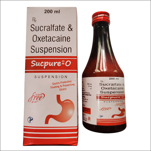 200ml Sucralfate And Oxetacaine Suspension General Medicines