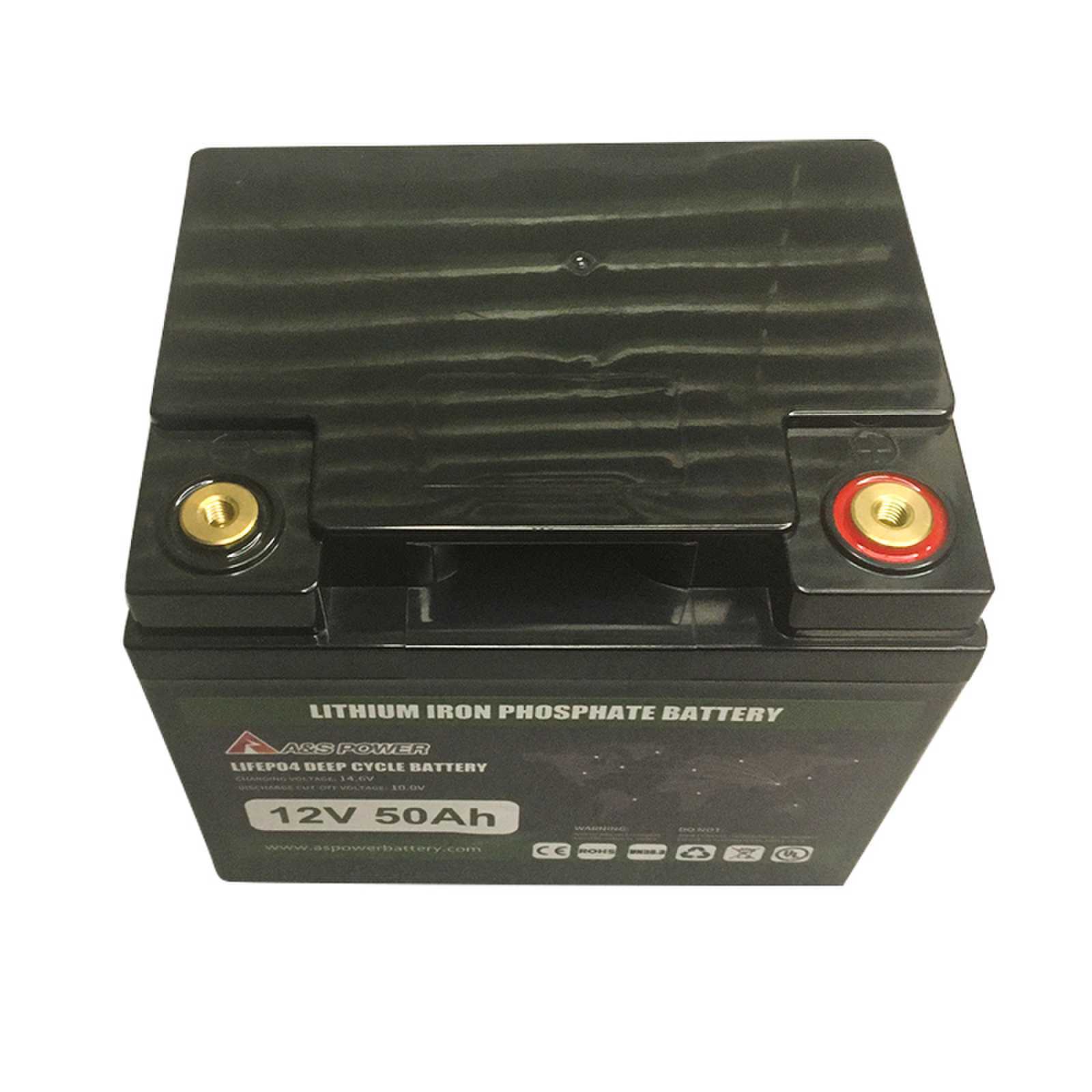 LFP12V 50Ah deep cycle battery pack