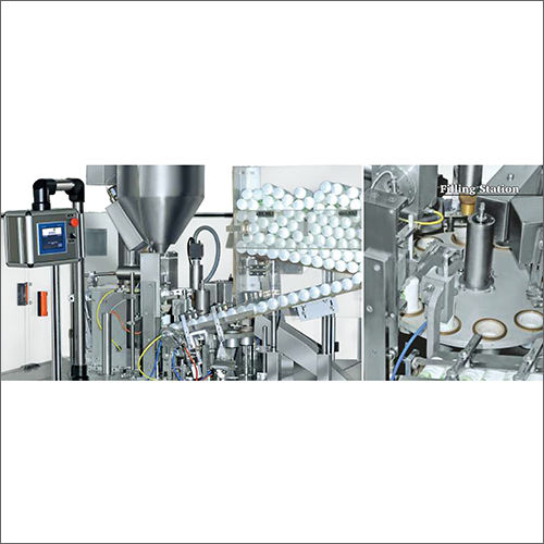 RO 80 Automatic Tube Filling And Crimping Machine