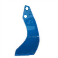 Agro Cultivation Rotary Tiller Blades - High Quality Metal, Blue Color For Agricultural Use