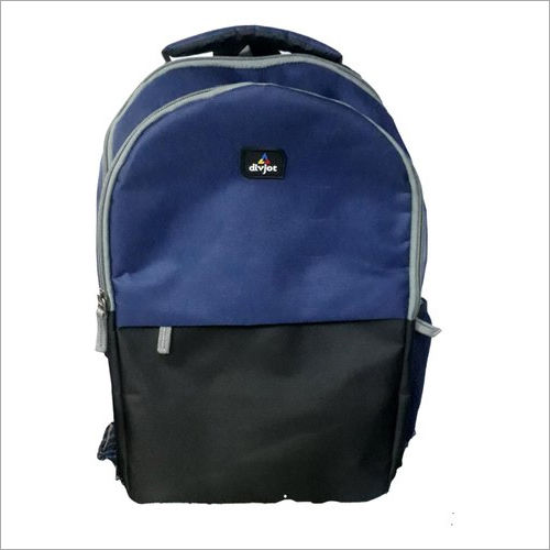 Black And Blue College Bag