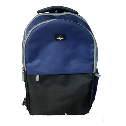 Black and Blue College Bag