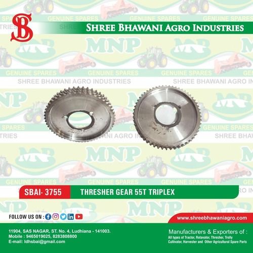 Thresher Gear 55t Triplex