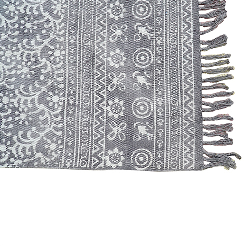 Heavy Printed Hand Woven Rug