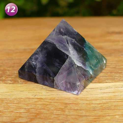 Rainbow Fluorite Pyramids