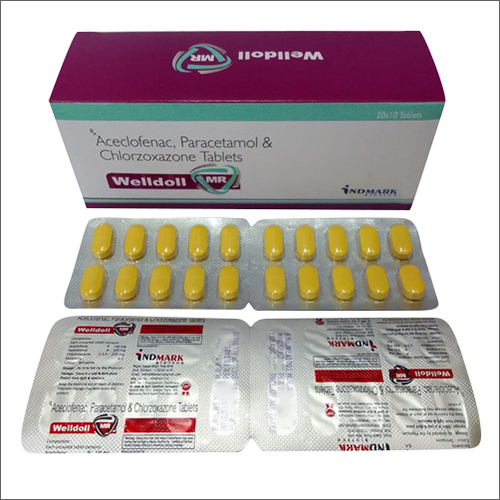 Aceclofenac Paracetamol And Chlorzoxazone Tablets By INDMARK BIOTECH PRIVATE LIMITED