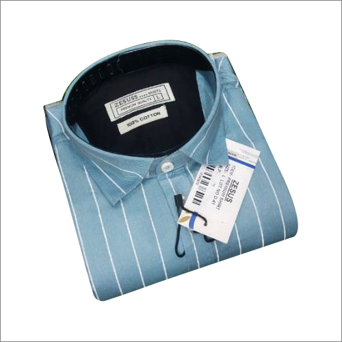 Washable Mens Striped Casual Shirts