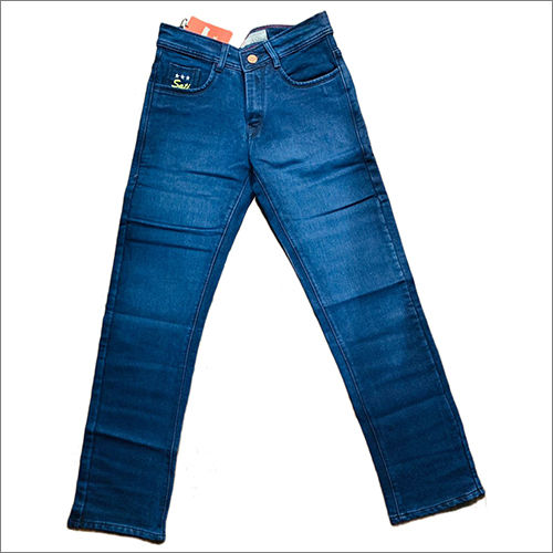 Washable Blue Washed Denim Jeans