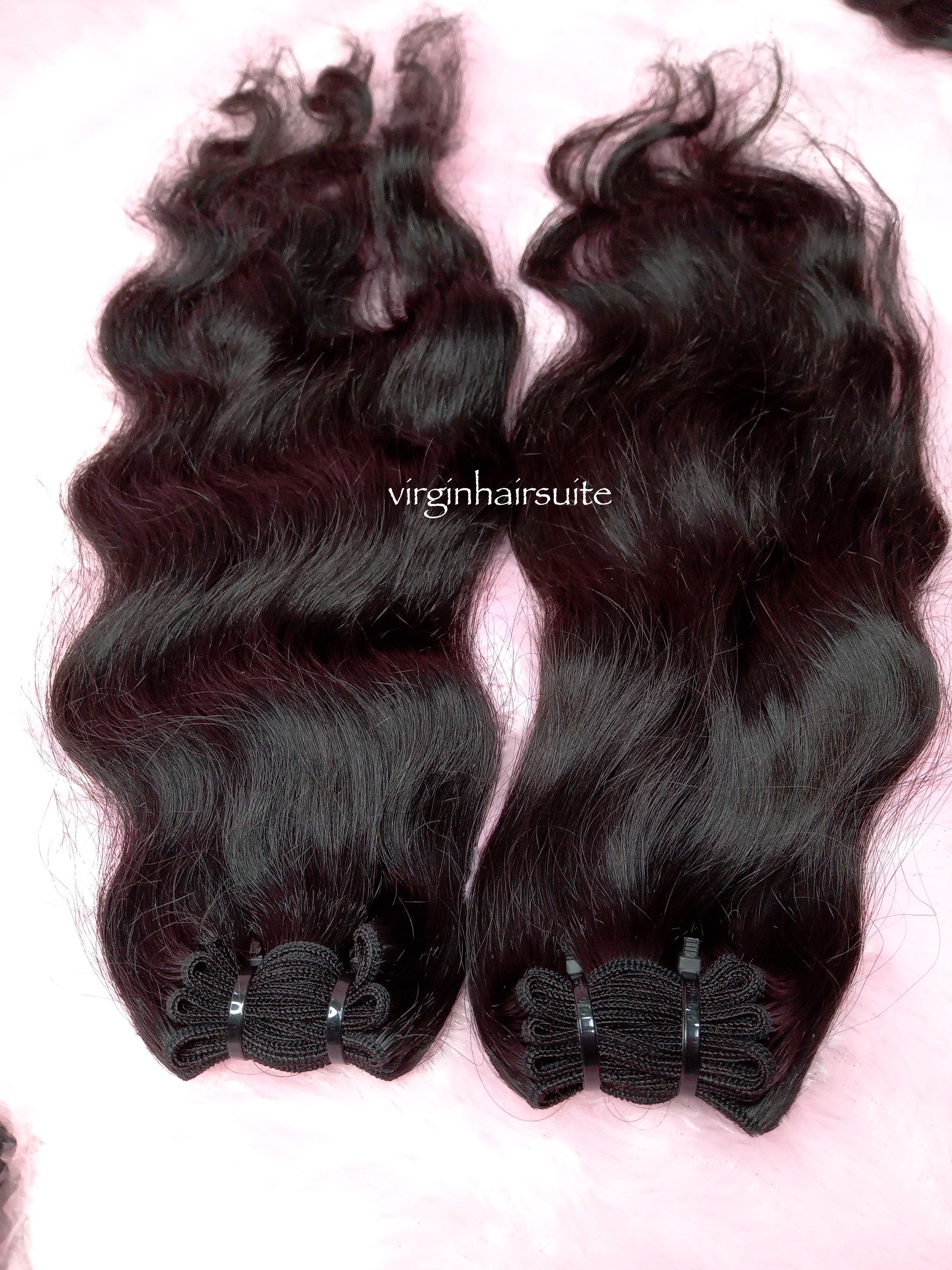 Natural Machine Weft Hairs