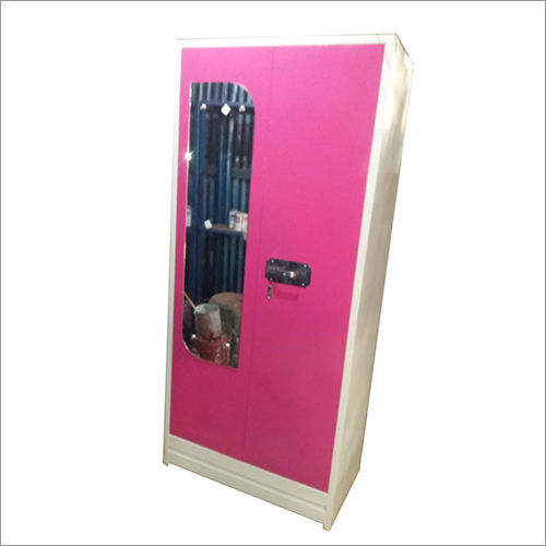 Durable Pink Color Coated Iron Almirah