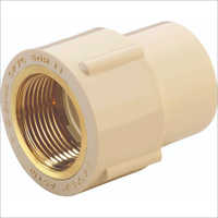 Cpvc Reducer Brass Fta - Cpvc Material, 3/4 Inch Diameter, Yellow Color | Round Shape, Reliable For Various Plumbing Applications