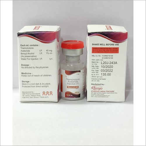 Triamcinolone Acetonide Injection I P