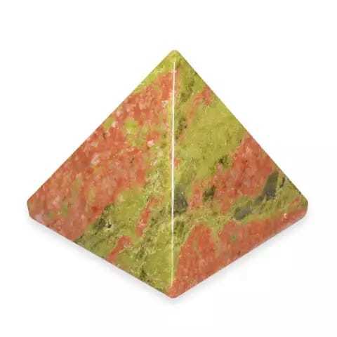 Unakite pyramids