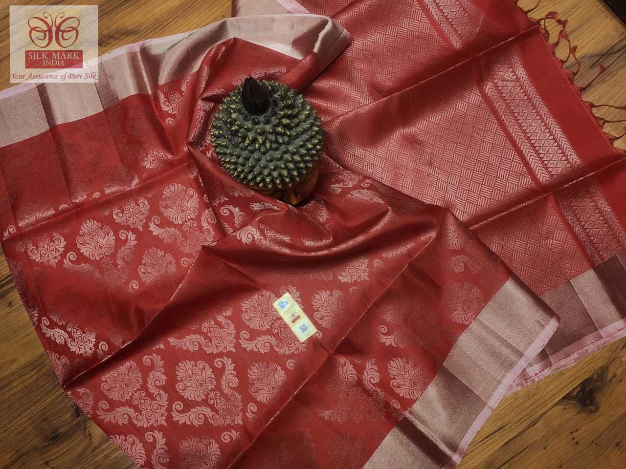 pure kanjivaram silk silver jarie