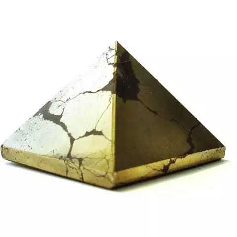 Pyrite pyramids