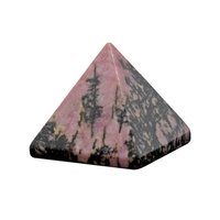 Rhodonite pyramids