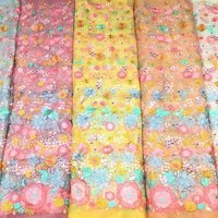 Embroidered Net Fabrics
