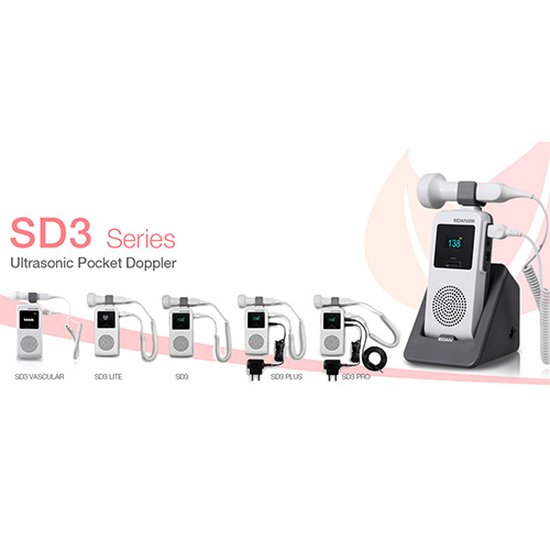 Edan SD3 Ultrasonic Pocket Fetal Doppler