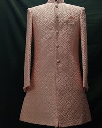 embroidery dyeable sherwani fabric