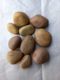 Yellow 2-8 cm Natural Stone Material Marble Chippings Pebble Stone