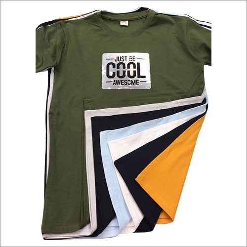 Mens Multi-Colour Cotton Lycra Refactor T Shirt Gender: Male