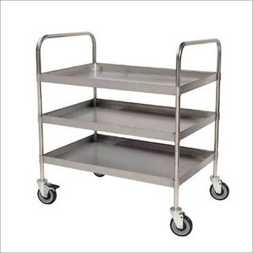 Stainless Steel Utility Trolley Use: Hotel