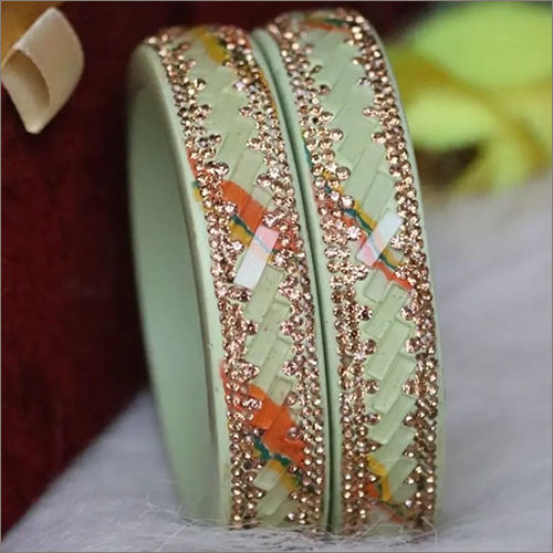 Ladies Light Green Bangles