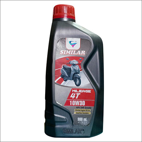 Mileage 10W30 4T Api Sm Grade 4 Stroke Engine Oil For Gearless Scooters Application: Automobile