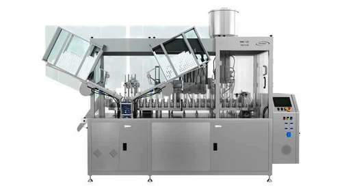 Double Head Automatic Linear Tube Filling and Sealing Machine