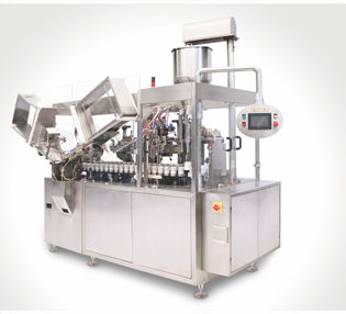 Double Head Automatic Linear Tube Filling and Sealing Machine