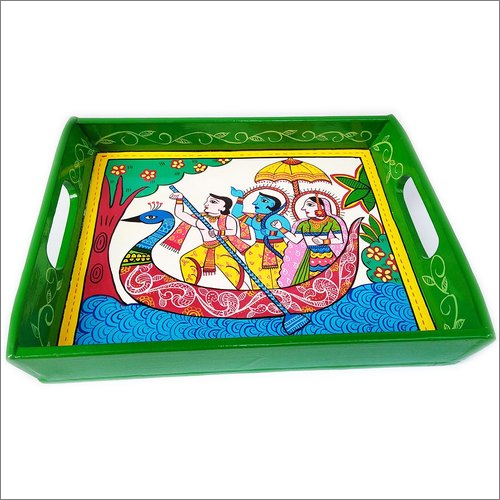 Hand Painted Wooden Trays
