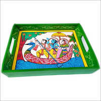 Hand Painted Wooden Trays