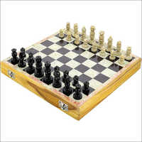 12 inch Stone And Wood Chess Board