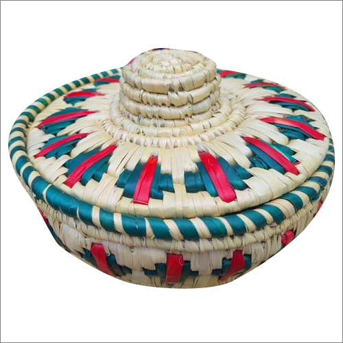 Round Moonj Box Handmade Basket