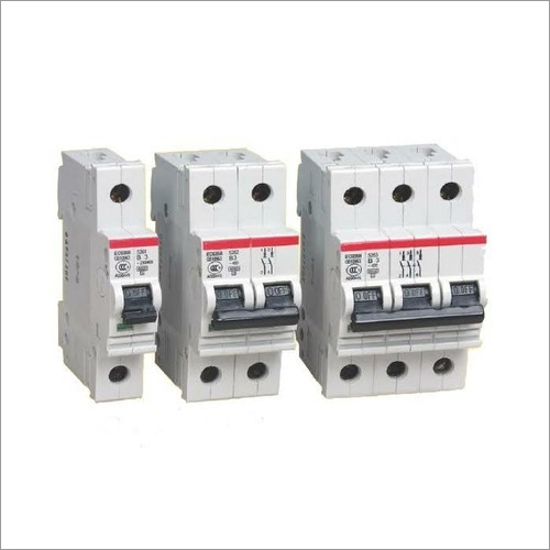 White Miniature Circuit Breaker Mcb Switch