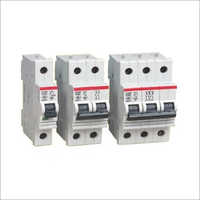 White Miniature Circuit Breaker MCB Switch 50A Single Pole Type C