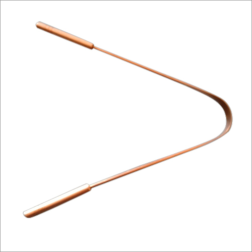 Copper Finish Tongue Cleaner