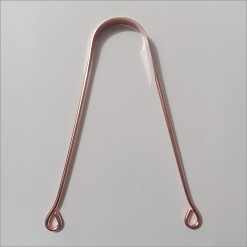 Copper Metal Tongue Cleaner Age Group: Suitable For All Ages