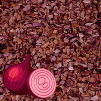 Dehydrated Pink Onion