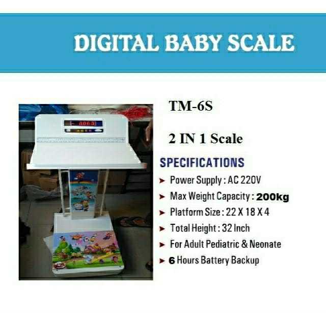 DIGITAL 2 IN 1 BABY WEIGHT SCALE MACHINE