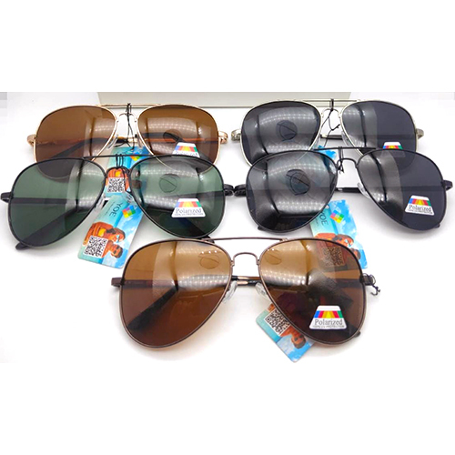 Glass Polarized Metal Sunglasses