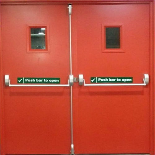 Emergency Exit Fire Resistant Door Application: Commercial