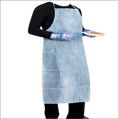 Blue Pe Coated Apron