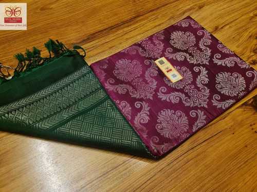 pure kanjivaram silk purple
