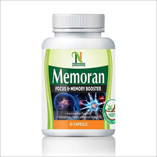 Natural Memoran Focus And Memory Booster Capsules