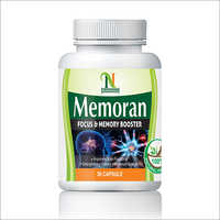 Natural Memoran Focus And Memory Booster Capsules